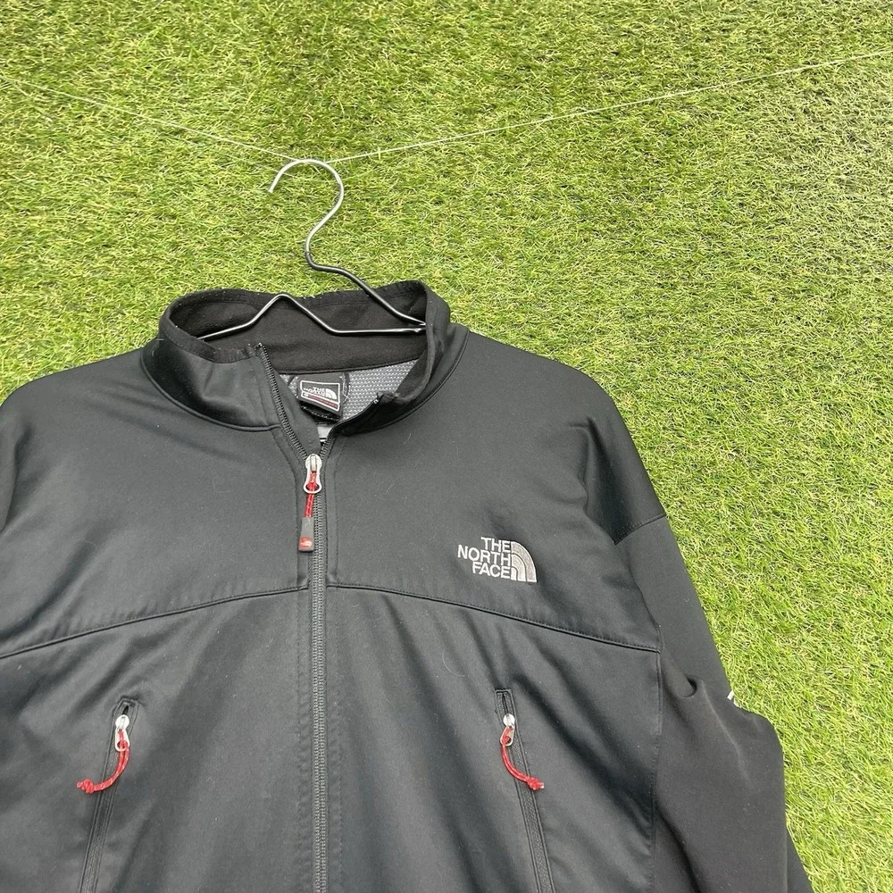 The North Face Summit Series Jacket Mens XL Black Windstopper Softshell Hiking